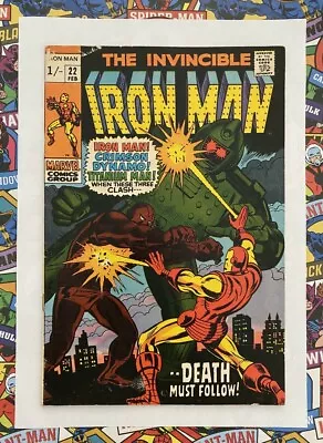 Buy Iron Man #22 - Feb 1970 - Titanium Man Appearance! - Vfn- (7.5) Pence Copy! • 24.99£