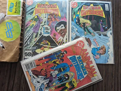 Buy Set Of (3) Vintage DC Comics BATMAN & THE OUTSIDERS #21, 25, Annual 2 [1985] NM • 21.71£