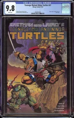 Buy Teenage Mutant Ninja Turtles # 47 CGC 9.8 White (Mirage, 1992) Space Usagi Story • 279.83£