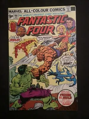 Buy Fantastic Four 166 Hulk Battle Marvel Comics Collectors Item Superheroes  • 5£