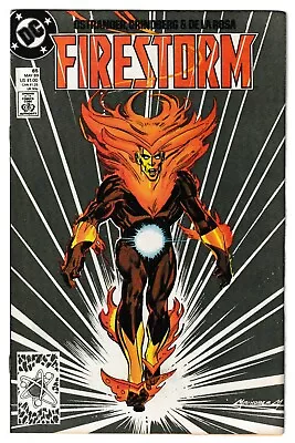Buy The Fury Of Firestorm #85 - DC 1989 - Cover By Tom Grindberg [Ft Nuclear Man] • 7.99£