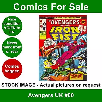 Buy Avengers UK #80 Comic VG/FN 29 March 1975 Marvel UK • 4.99£