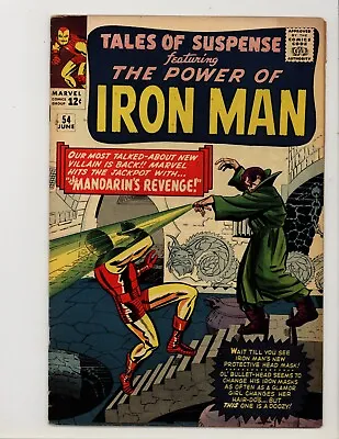 Buy Tales Of Suspense 54 F Fine 2nd Appearance The Mandarin 1964 • 67.28£