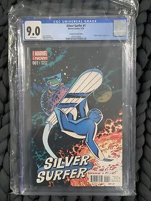Buy Silver Surfer #1 (5/14 Marvel Comics) Chris Samnee Marvel Animal Variant CGC 9.0 • 35.57£
