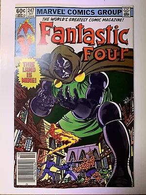 Buy The Fantastic Four #247/Bronze Age Marvel Comic Book/1st Kristoff Vernard/VF • 31.37£