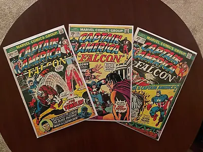 Buy Captain America #169 #175 & #178 (Marvel 1974) Sal Buscema 1st Moonstone • 27.59£