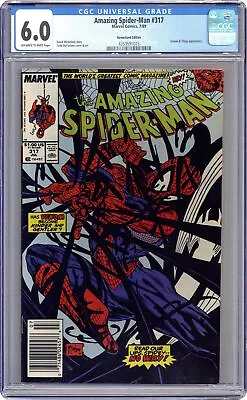 Buy Amazing Spider-Man #317 CGC 6.0 Newsstand 1989 4359591015 • 46.87£