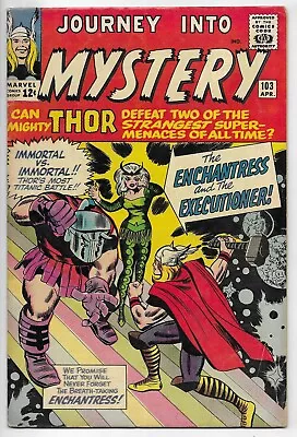 Buy Journey Into Mystery #103 SILVER AGE MARVEL COMIC BOOK 1st Enchantress Thor Loki • 804.27£