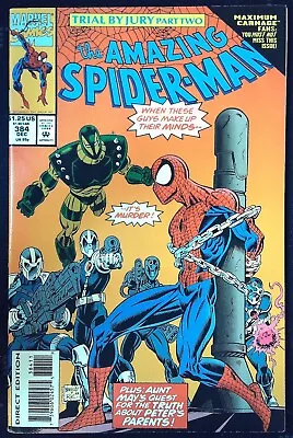 Buy THE AMAZING SPIDER-MAN (1963 Series) #384 VFN (8.0) • 5.99£