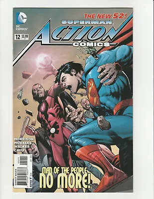 Buy 8.0 DC Action Comics, Vol. 2 # 12 (1st Print) Rags Morales Very Fine VF+ • 9.43£