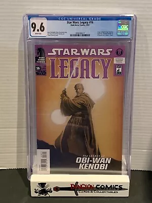 Buy Star Wars: Legacy # 16 CGC 9.6 Origin Of Darth Krayt [GC-7] • 200.10£