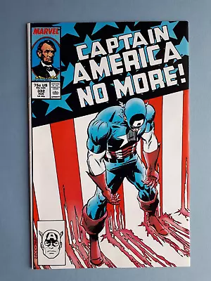 Buy Captain America #332 - Steve Rogers Resigns As Captain America - HIGH GRADE VF+ • 18£