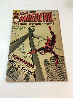 Buy Daredevil #8 1965 Marvel Tear On Last Page Gd+ • 39.38£