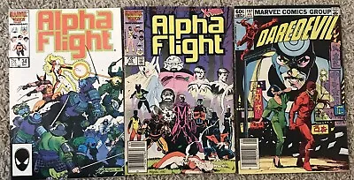 Buy Alpha Flight 33,34 1st Lady Deathstrike, Daredevil 197 1st Yuriko Marvel Lot • 18.97£