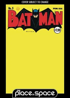 Buy Batman #5c - Facsimile Edition Blank Variant (wk49) • 7.99£