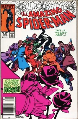 Buy Amazing Spider-Man #253-1984 Fn/vf 7.0 Spiderman 1st Rose Newsstand Variant • 11.83£
