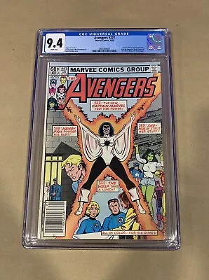 Buy Avengers #227 CGC 9.4 2nd Appearance Monica Rambeau Marvel 1983 • 79.30£