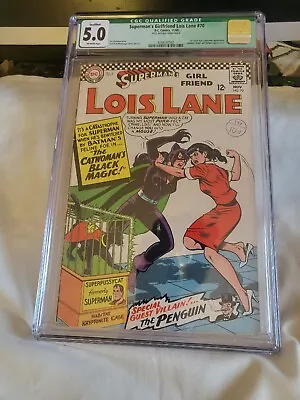 Buy Superman's Girlfriend Lois Lane 70 CGC 5.0 Qualified 1ST Silver Age Catwoman  • 280£