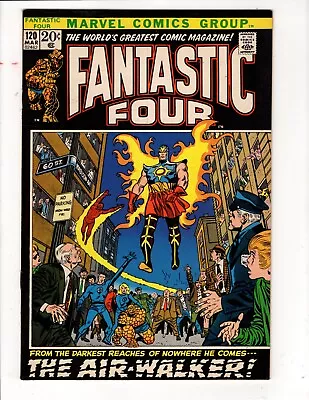 Buy Fantastic Four #120 (1972) KEY (THIS BOOK HAS MINOR RESTORATION SEE DESCRIPTION) • 34.06£