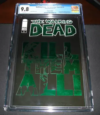 Buy THE WALKING DEAD CGC 9.8 Governor Special Green Foil  KILL THEM ALL  Variant • 179.24£