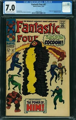 Buy Fantastic Four #67 - Marvel 1967 CGC 7.0 Origin/ 1st Appearance HIM Adam Warlock • 288.32£