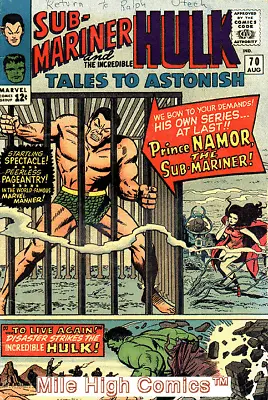 Buy TALES TO ASTONISH (1959 Series) (#1-21 ATLAS, #22-101 MARVEL) #70 Fair • 28.93£