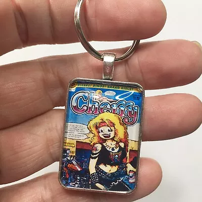 Buy Cherry #15 Cover Pendant With Key Ring And Necklace Comic Book Jewelry Poptart • 12.29£