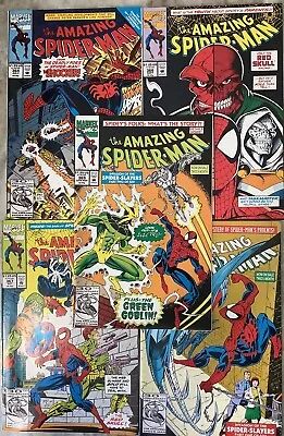 Buy The Amazing Spider-Man 364, 366-369 Marvel 1992 Comic Books • 16£