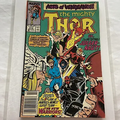 Buy The Mighty Thor 412 Key 1st New Warriors Full Appearance Marvel Comics 1989 • 15.76£