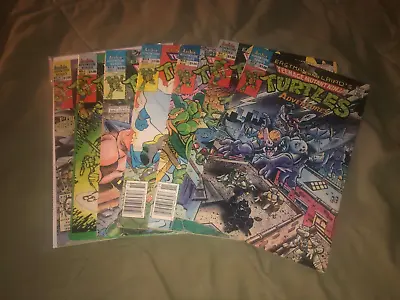 Buy 7 TMNT Teenage Mutant Ninja Turtles Adventures #1,3,3v,5,6,7,8 Archie Lot 1988/9 • 39.09£