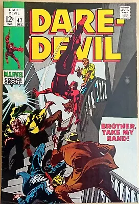 Buy Daredevil #47 - FN+ (6.5) - Marvel 1968 - 12 Cents Copy • 18.99£