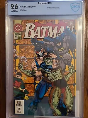 Buy Batman # 489 (Feb. 1993, DC) 1st App Azrael As Batman; Bane App; CBCS NM (9.6) • 55.96£
