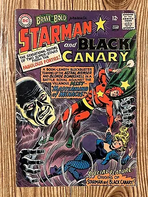 Buy Brave And The Bold #61 (VG/Fine) - Origin Of Starman & Black Canary - DC (1965) • 27.97£