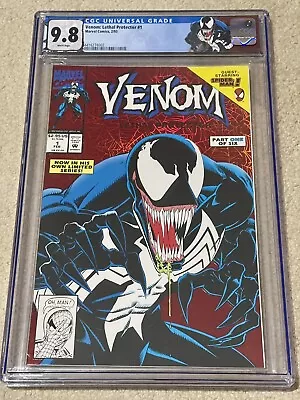 Buy Venom Lethal Protector #1 CGC 9.8 Marvel Comics 1993 Red Foil. Venom Logo Label • 95.94£