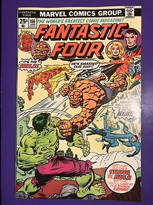 Buy Fantastic Four #166 Vf/nm 9.0 High Grade Bronze Age Marvel Key • 35.62£