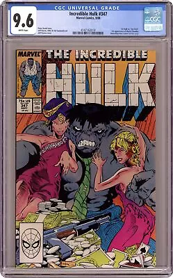 Buy Incredible Hulk #347 CGC 9.6 1988 4147162018 • 111.93£