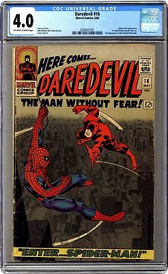 Buy Daredevil #16 CGC 4.0 1966 0285841001 • 177.89£