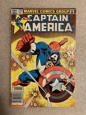 Buy Captain America #275 VF 1st (2nd) Baron Zemo Marvel Comic 1982 • 12.71£