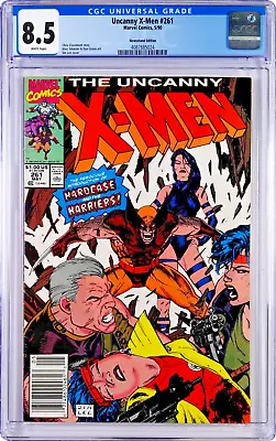 Buy Uncanny X-Men #261 CGC 8.5 (May 1990, Marvel) Jim Lee, Newsstand, 1st Hardcase • 33.21£