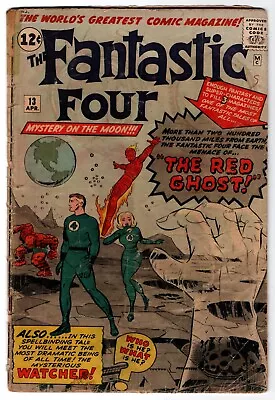 Buy Fantastic Four #13  FR/G 1.5  Complete  1963 Marvel  1st Watcher • 140.55£