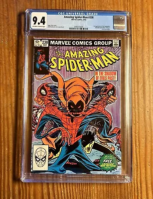 Buy Amazing Spider-Man #238 1st HOBGOBLIN 1983 CGC NM 9.4 Tattooz! See Description • 359.78£
