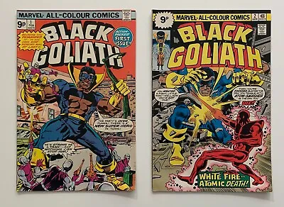 Buy Black Goliath #1 & #2 (Marvel 1976) 2 X FN+ Bronze Age Issues. • 36.75£