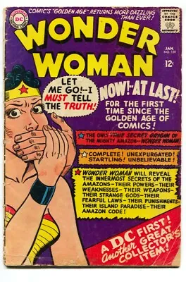 Buy Wonder Woman #159 - 1966 - DC - G - Comic Book • 41.32£