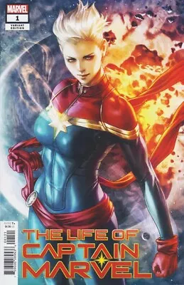 Buy Captain Marvel #1 Comic Book Artgerm Short Hair Variant NM • 7.98£