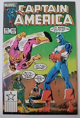 Buy Captain America #303 (Marvel Comics, 1985) Batroc, FN • 2.38£