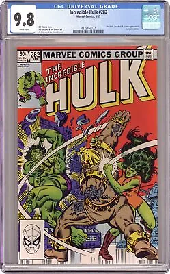 Buy Incredible Hulk #282 CGC 9.8 1983 4375456022 • 114.31£