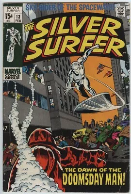 Buy Silver Surfer 13 From 1969 1st Appearance Of The Doomsday Man • 40£