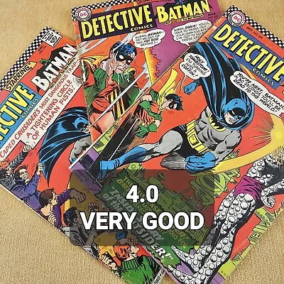Buy DETECTIVE COMICS #364,356,361 BATMAN, Robin & Elongated Man DC Comics 1966,1967  • 23.32£