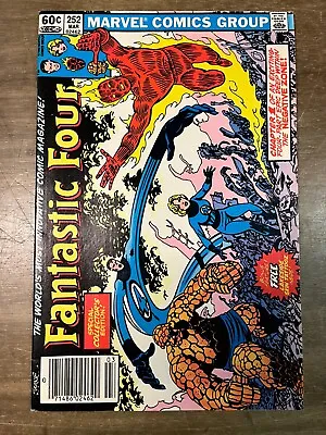 Buy Fantastic Four 252, 1983, Newstand Edition, Tattoo Insert Intact! • 23.74£