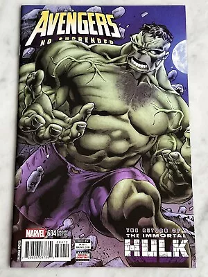 Buy Avengers #684 KEY 1st Immortal Hulk 2nd Print Variant In NM! (Marvel, 2018) • 12.40£